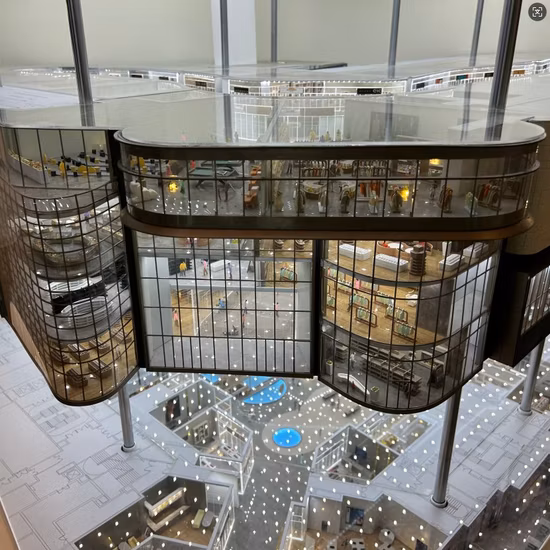 Shopping Mall Model - Work Art Architecture Model Maker